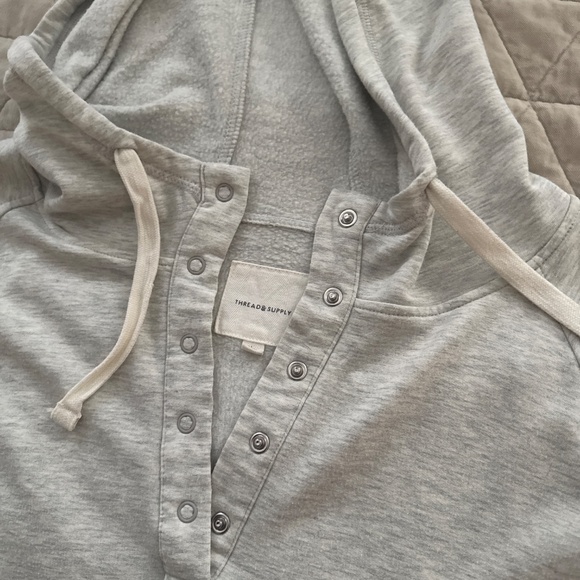 Women’s button down pull over hoodies - Picture 3 of 3